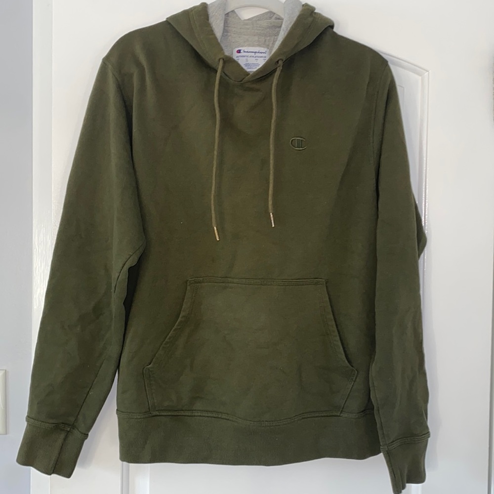Dark Green Champion Hoodie
